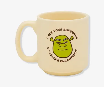 Caneca Mini Tina Shrek Perigo 