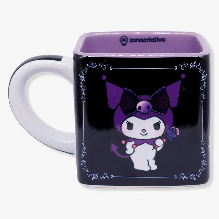Caneca Cubo Kuromi - Hello Kitty 