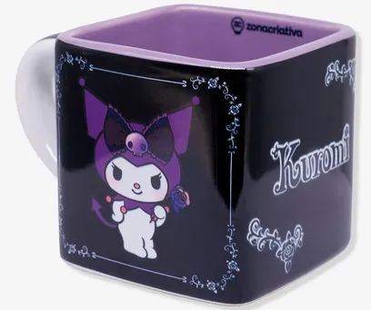 Caneca Cubo Kuromi - Hello Kitty 
