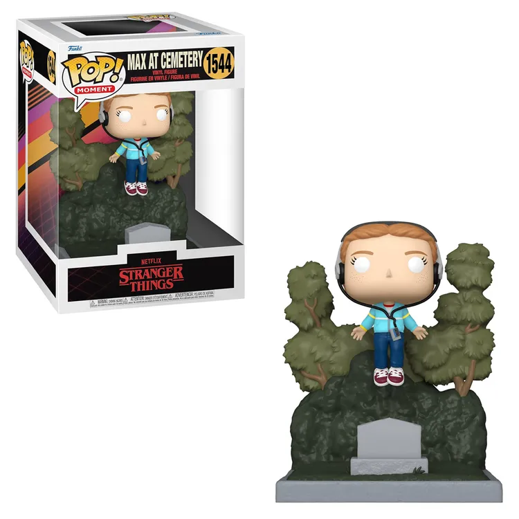 FUNKO POP MOMENT STRANGER THINGS - MAX AT CEMETERY 1544 