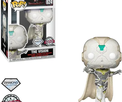 FUNKO POP MARVEL WANDAVISION EXCLUSIVE - THE VISION 824 (DIAMOND COLLECTION) 