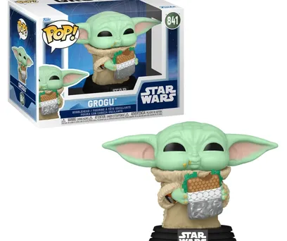 Funko Pop Star Wars Mandaloriano - Grogu com Comida 841
