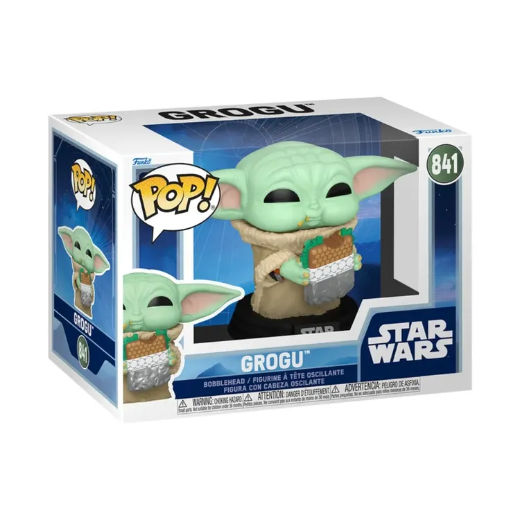 Funko Pop Star Wars Mandaloriano - Grogu com Comida 841