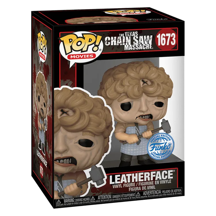 FUNKO POP MOVIES THE TEXAS CHAINSAW MASSACRE EXCLUSIVE - LEATHERFACE 1673 