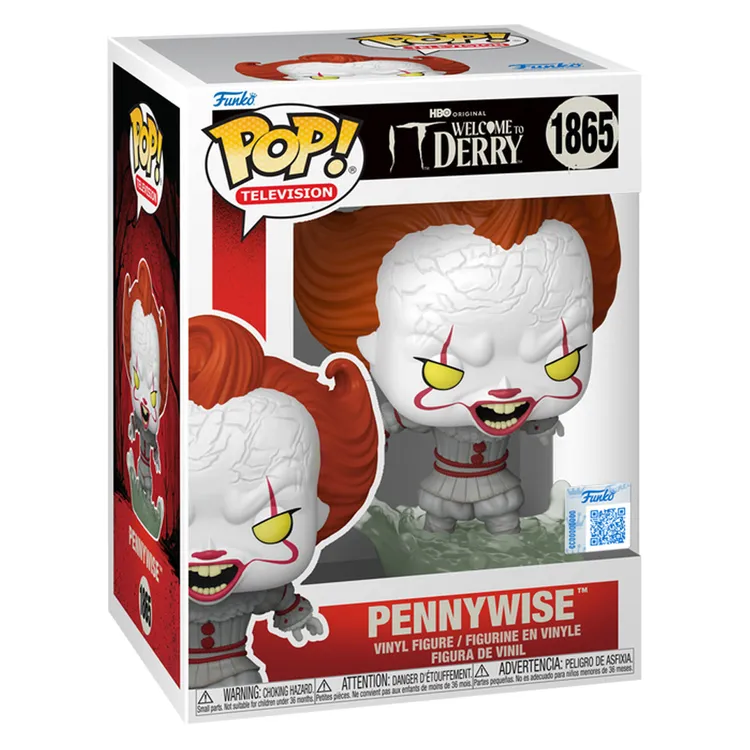 FUNKO POP TELEVISION IT: WELCOME TO DERRY EXCLUSIVE - PENNYWISE 1865 