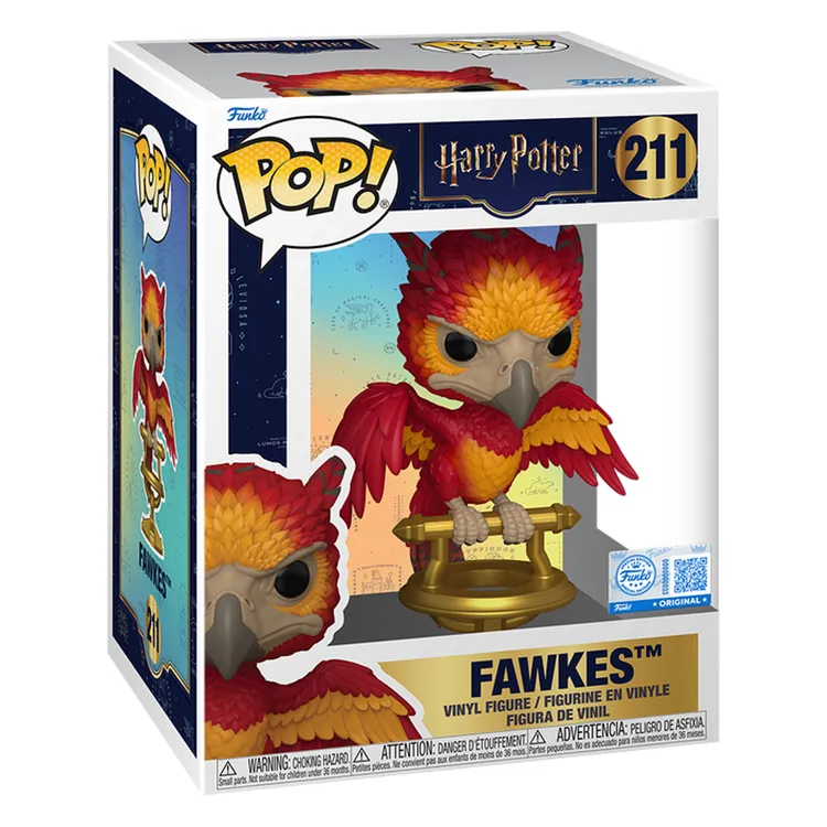 FUNKO POP HARRY POTTER EXCLUSIVE - FAWKES 211 