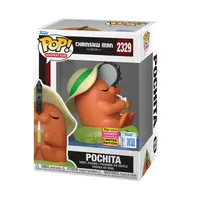 Funko Pop Exclusivo SDCC Chainsaw Man Pochita com Chapéu de Sol  - imagem 2