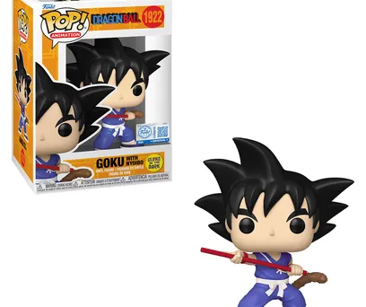 FUNKO POP ANIMATION DRAGON BALL EXCLUSIVE - GOKU WITH NYOIBO (GLOWS IN THE DARK) 1922 