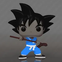 FUNKO POP ANIMATION DRAGON BALL EXCLUSIVE - GOKU WITH NYOIBO (GLOWS IN THE DARK) 1922  - imagem 3