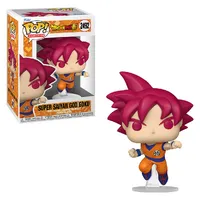 FUNKO POP ANIMATION DRAGON BALL SUPER - SUPER SAIYAN GOD GOKU 2492  - imagem 1