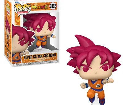 FUNKO POP ANIMATION DRAGON BALL SUPER - SUPER SAIYAN GOD GOKU 2492 