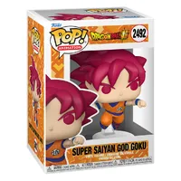 FUNKO POP ANIMATION DRAGON BALL SUPER - SUPER SAIYAN GOD GOKU 2492  - imagem 2
