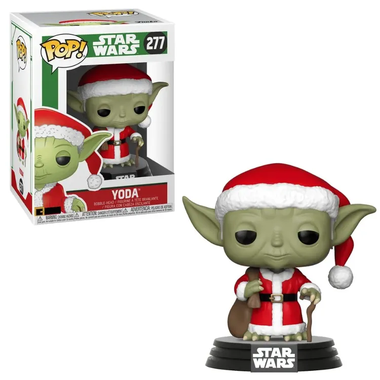 Funko Pop Star Wars - Yoda Papai Noel 277