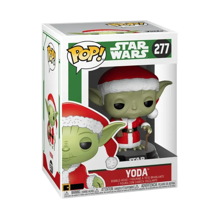 Funko Pop Star Wars - Yoda Papai Noel 277