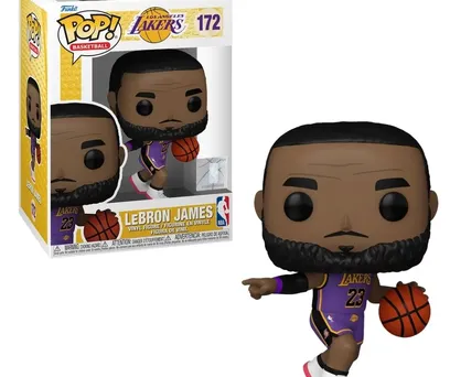 Funko Pop NBA Lakers Uniforme Roxo - LeBron James 172