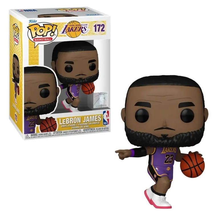 Funko Pop NBA Lakers Uniforme Roxo - LeBron James 172