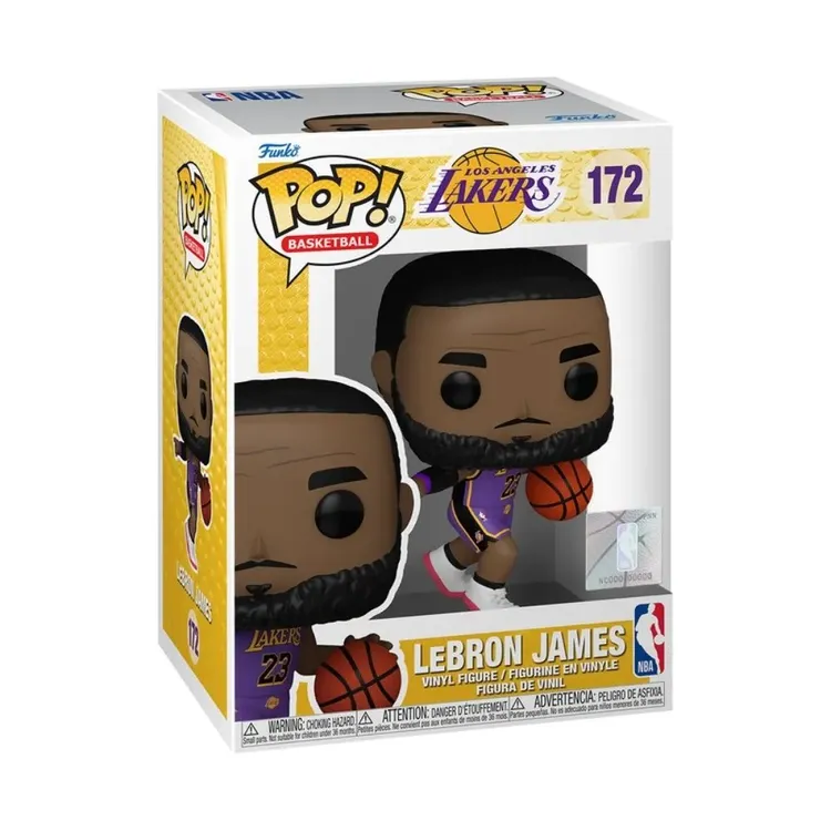 Funko Pop NBA Lakers Uniforme Roxo - LeBron James 172