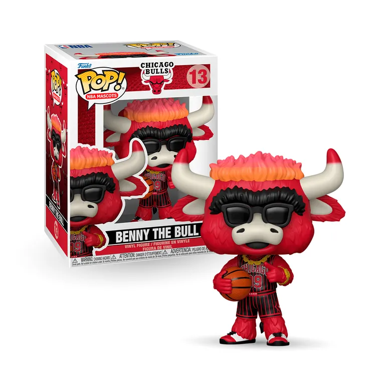 Funko Pop Nba Mascotes Bulls - Benny, O Touro 13