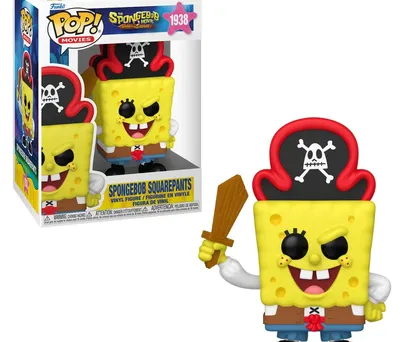 Funko Pop Bob Esponja O Filme - Pirata Bob Esponja 1938