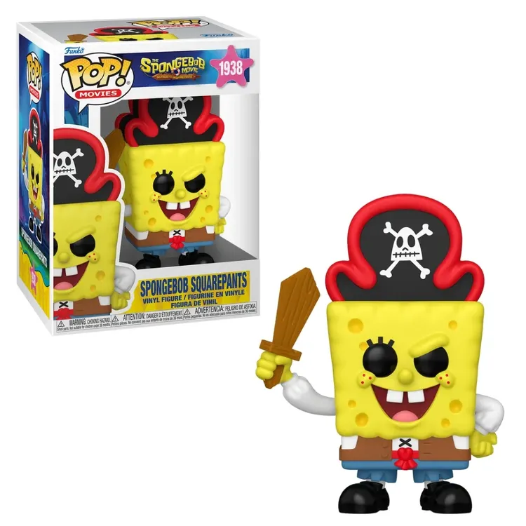 Funko Pop! Bob Esponja O Filme - Pirata Bob Esponja 