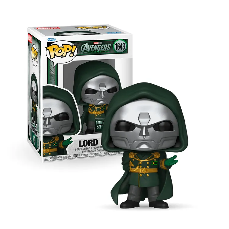 Funko Pop Marvel Vingadores Dr Destino Lorde Destino 1643