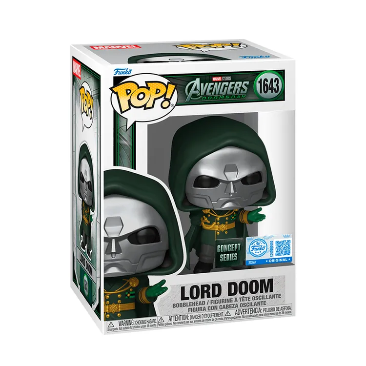 Funko Pop Marvel Vingadores Dr Destino Lorde Destino 1643