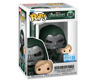 Funko Pop Marvel Vingadores Dr Destino com Franklin 1645