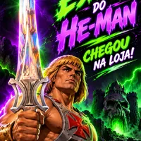 ESPADA HE-MAN METAL COM SUPORTE - imagem 1