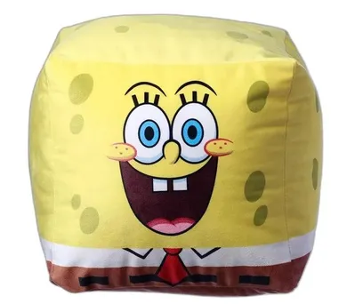 ALMOFADA FORMATO CUBO BOB ESPONJA