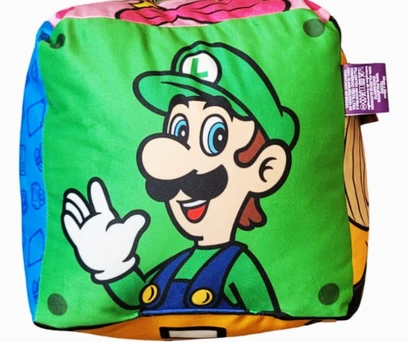 ALMOFADA FORMATO CUBO SUPER MARIO  WORLD