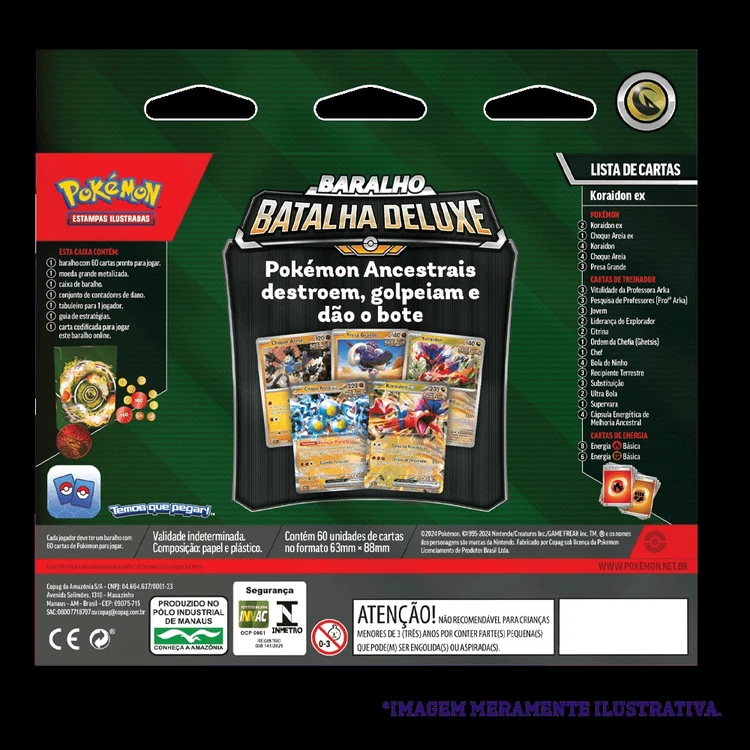 BARALHO BATALHA DELUXE - POKEMON