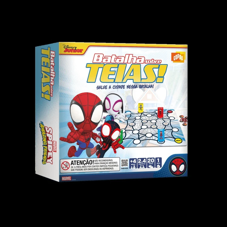 JOGO BATALHA SOBRE TEIAS - HOMEM ARANHA