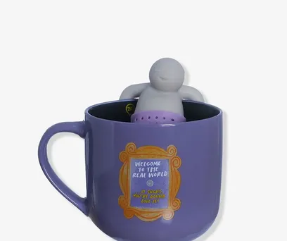 Caneca com Infusor Friends