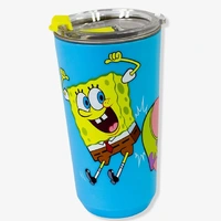 COPO COM TAMPA BOB ESPONJA - imagem 1