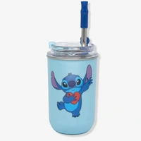 COPO NEO COM CANUDO STITCH - imagem 1