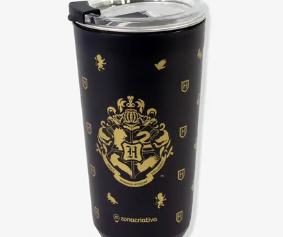 Copo com tampa - Hogwarts 