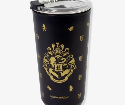 Copo com tampa - Hogwarts 