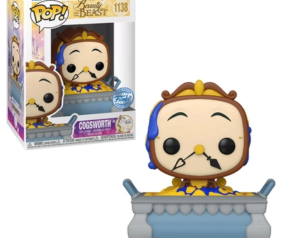 FUNKO POP EXCLUSIVE RELOGIO COGSWORTH BELA E FERA - 1138