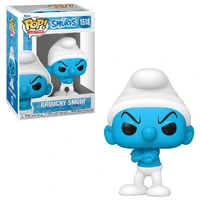 FUNKO POP TELEVISION THE SMURFS - GROUCHY SMURF 1518 - imagem 1