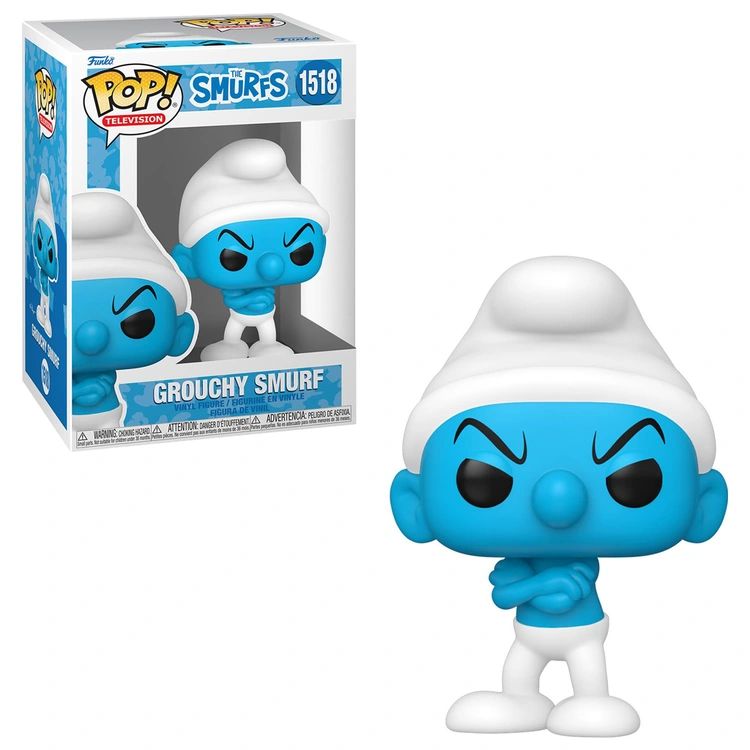 FUNKO POP TELEVISION THE SMURFS - GROUCHY SMURF 1518