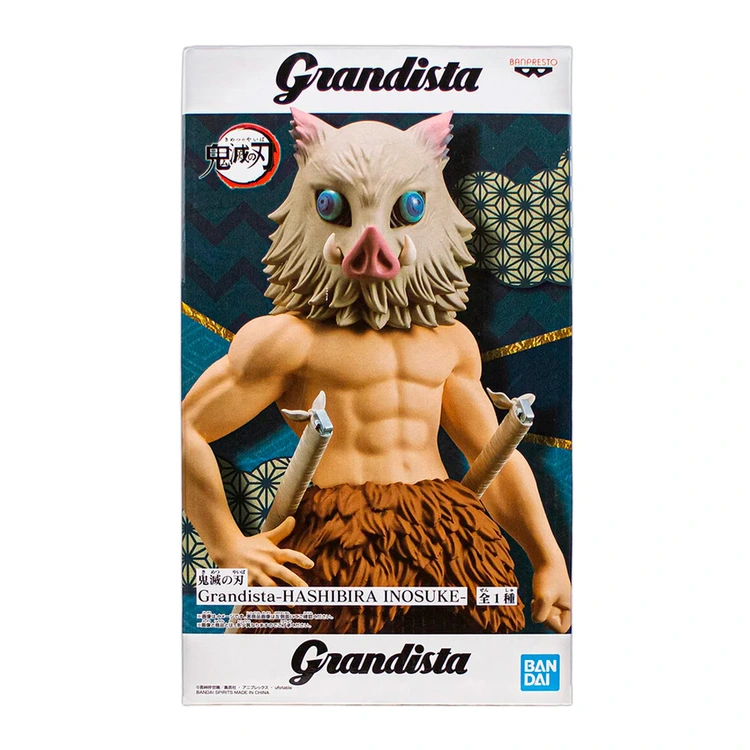 ESTÁTUA BANPRESTO GRANDISTA DEMON SLAYER - INOSUKE HASHIBIRA