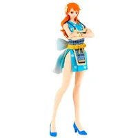 ESTÁTUA BANPRESTO ONE PIECE GLITTER AND GLAMOURS - NAMI WANOKUNI STYLE LL (VERSÃO B) - imagem 1