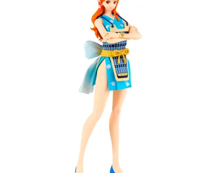 ESTÁTUA BANPRESTO ONE PIECE GLITTER AND GLAMOURS - NAMI WANOKUNI STYLE LL (VERSÃO B)