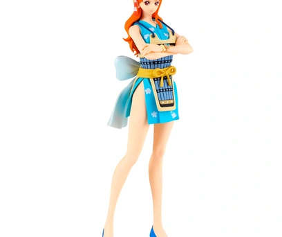ESTÁTUA BANPRESTO ONE PIECE GLITTER AND GLAMOURS - NAMI WANOKUNI STYLE LL (VERSÃO B)