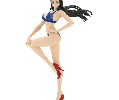 ESTÁTUA BANPRESTO ONE PIECE GRANDLINE GIRLS - NICO ROBIN ON VACATION 