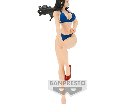 ESTÁTUA BANPRESTO ONE PIECE GRANDLINE GIRLS - NICO ROBIN ON VACATION 