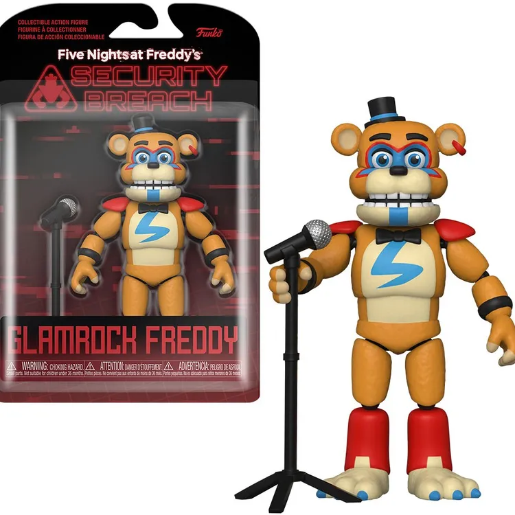 BONECO FUNKO ACTION FIVE NIGHTS AT FREDDY'S - GLAMROCK FREDDY