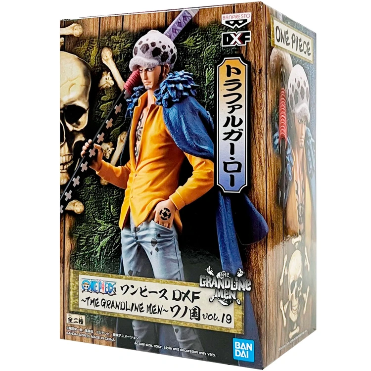 ESTÁTUA BANPRESTO ONE PIECE DXF GRANDLINE VOL.19 - TRAFALGAR D. LAW