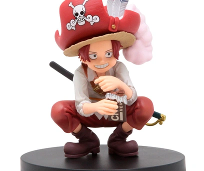 ESTÁTUA BANPRESTO ONE PIECE DXF THE GRANDLINE CHILDREN WANOKUNI VOL.1 - SHANKS