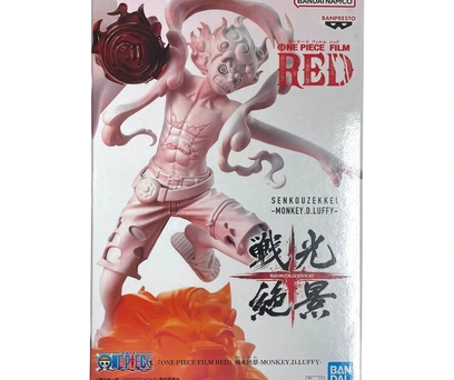 ESTÁTUA BANPRESTO ONE PIECE FILM RED - SENKOZEKKEI - MONKEY D. LUFFY 